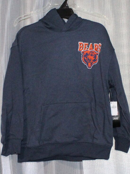 NFL Other - NWT NFL Team Boys Chicago Bears Pullover Hoodie Navy Blue Size Large (10-12)